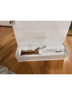 Kristin Ess 2” Soft Bend Curling Iron White/Gold